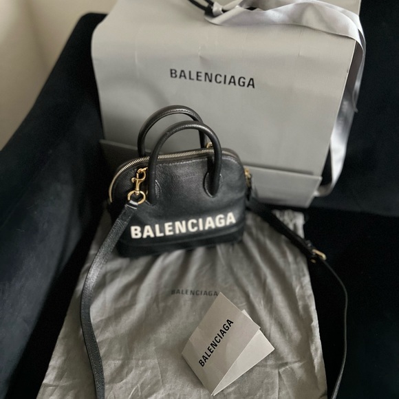 Balenciaga Ville XXS Black and White Small Grain Calfskin - Picture 3 of 8